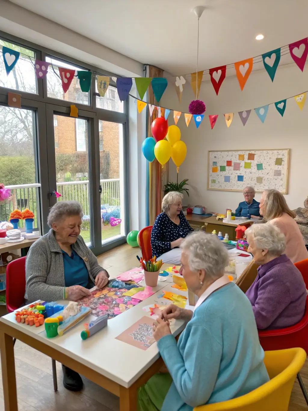 A heartwarming image of seniors participating in a cultural mediation program, showcasing the organization's efforts to engage diverse audiences with art.
